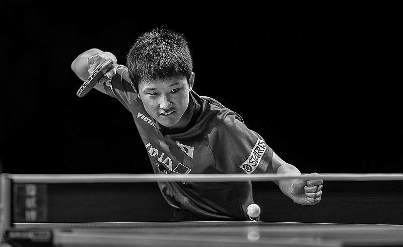 No 20 - Japan`s Tomakazu Harimoto - Pendulm Serve.jpg - Advanced 2019 Print Exhibition